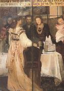 Alma-Tadema, Sir Lawrence The Epps Family Screen (detao) (mk23) oil painting reproduction